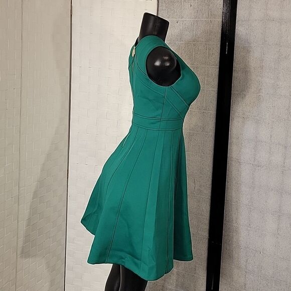 BRAND NEW CALVIN KLEIN V-NECK SLEEVELESS A-LINE STRETCH WOMEN"S DRESS - Picture 5 of 14